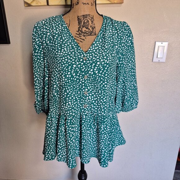 Mittoshop Polka Dot Blouse - Picture 1 of 7